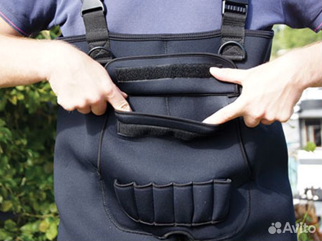 Вейдерсы неопреновые 4мм с резиновыми сапогами