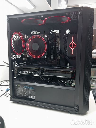 Игровой компьютер r5 5500/4060msi/РАССРОЧКА