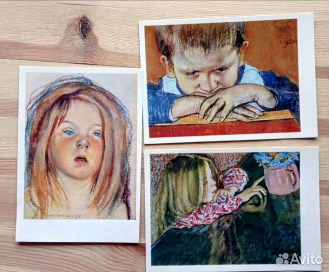 Дети, 9 польских открыток 1979 год