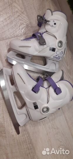 Коньки размер 34-36 раздвижные