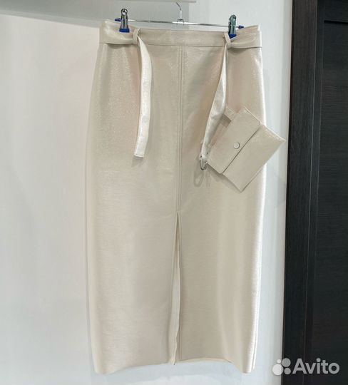 Юбка миди ASOS 46 р. Экокожа