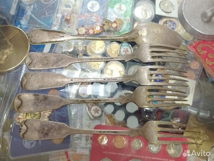 Столовые приборы Польша середина 19 века До Фраже