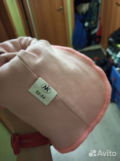 Шапка шлем кошечка 52-54