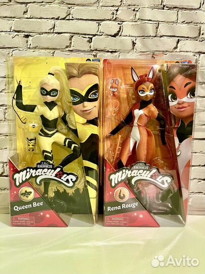 Кукла Леди Баг/Набор Квин Би и Рена Руж/Лиса/Пчела