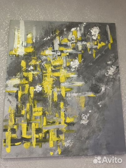 Интерьерная картина абстракция акрил