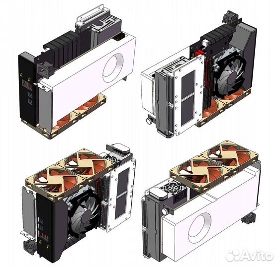 SFF ITX корпус 6.2л для RTX 4070