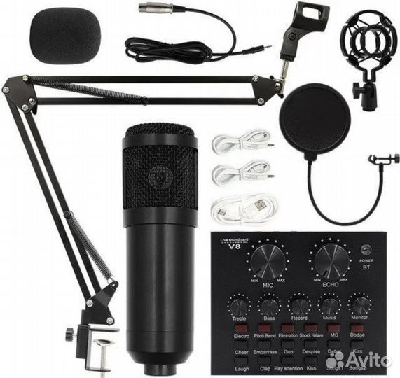 Микрофон студийный BM800 черный