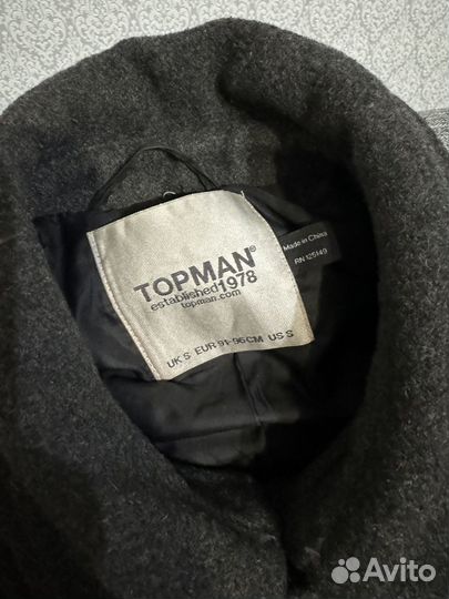 Пальто мужское topman S