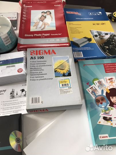 Фотобумага / Диски / Для ламирирования / Резак