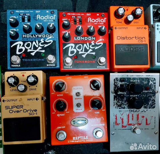 Гитарные педали Wampler/Radial/EHX/T-rex/Boss/mxr