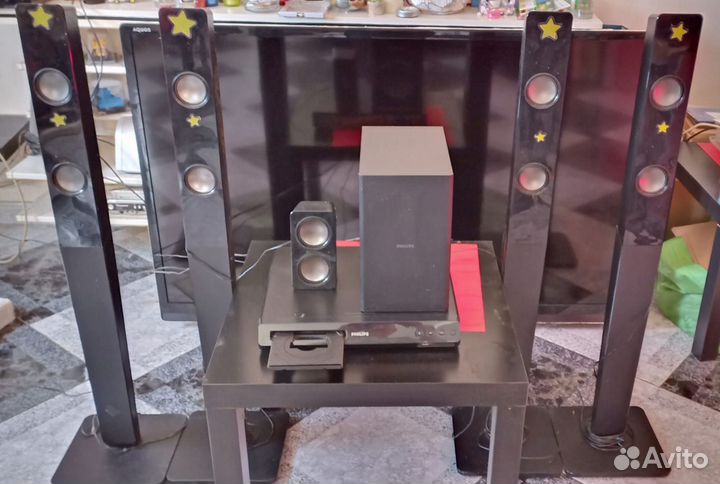 Колонки от домашнего кинотеатра philips