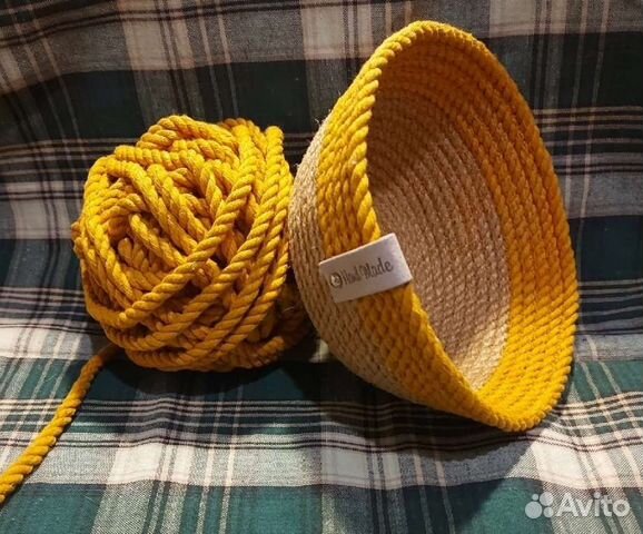 Корзина из шнура