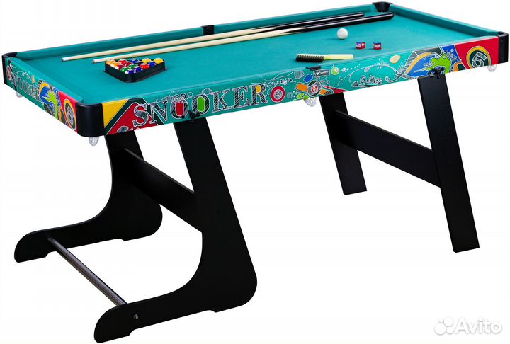 Бильярдный стол складной американский пул 158х78х7