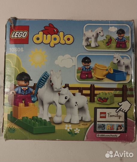 Lego duplo лошадки