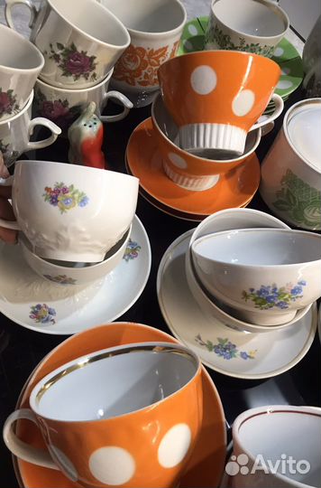 Чашки, блюдца СССР