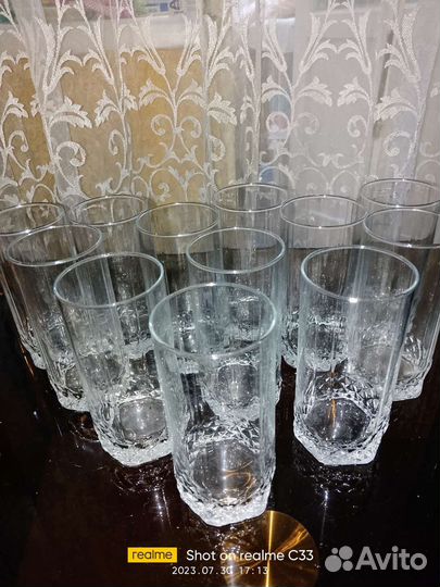 Бокалы Богемия для вина и стаканы