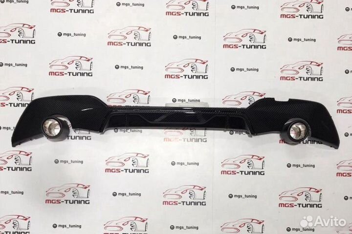 Диффузор BMW 3 G20 M под карбон Akrapovic