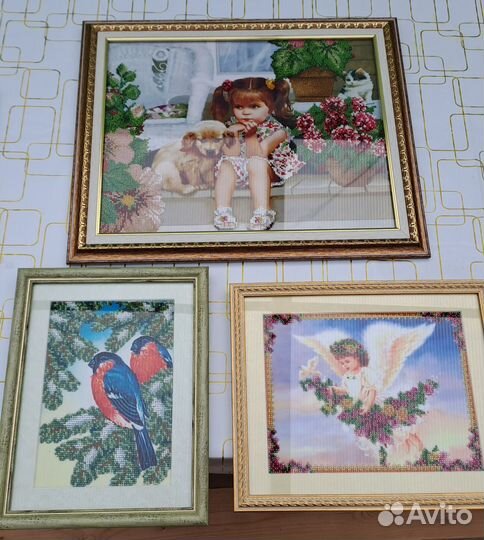 Картины из бисера