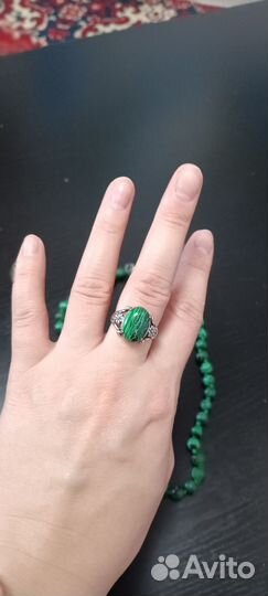 Комплект с натуральным камнем