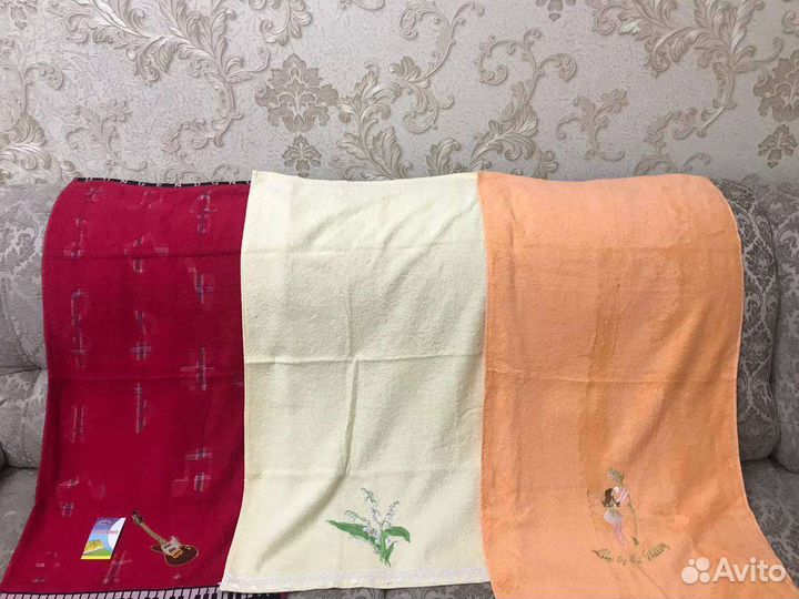 Полотенце махрово велюровые