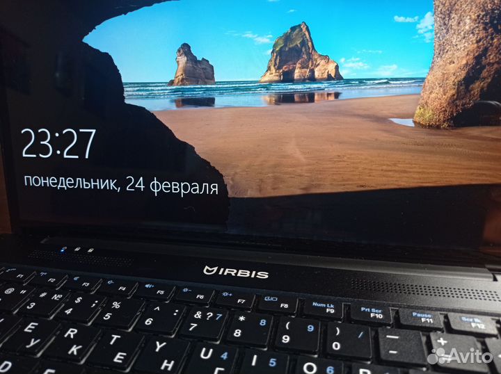 Ноутбук Irbis NB657 SSD 128+256гб