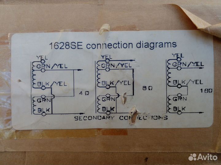 Выходной трансформатор Hammond 1628 SE