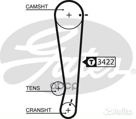Ремень грм hyundai / KIA 1.0-1.1 99- (101x20) ш