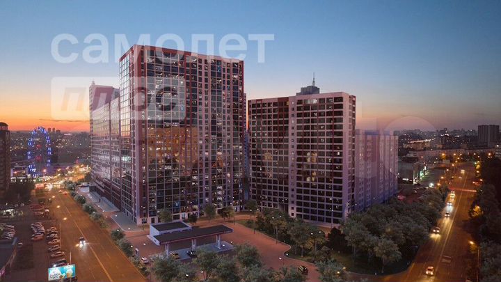 Квартира-студия, 22,2 м², 7/27 эт.