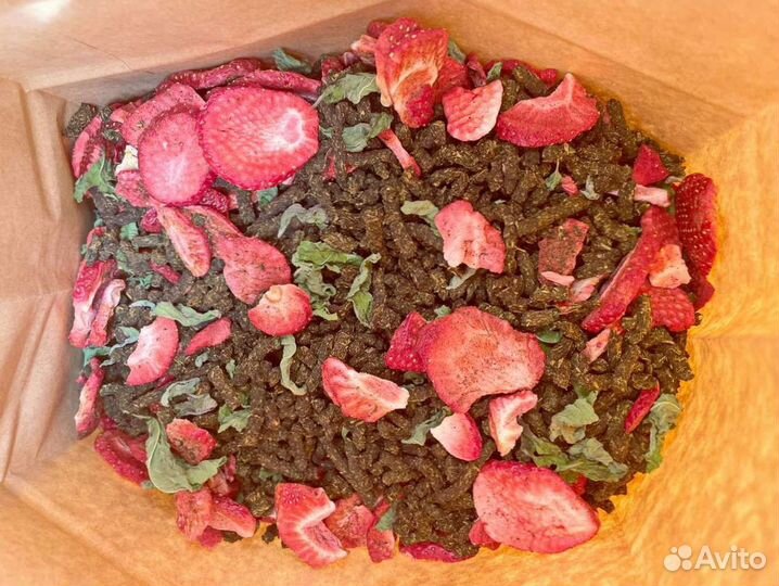 Иван чай с мятой и клубникой сбор 2023, экочай