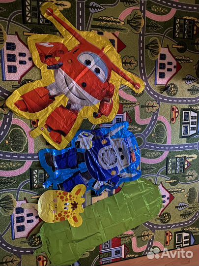 Шарики супер крылья цифра 1