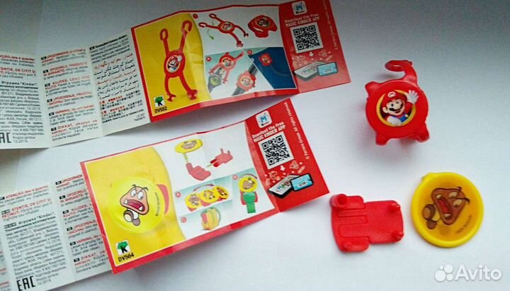 Супер Марио Super Mario, игрушки из киндера