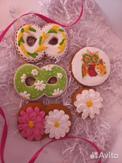 Свадебные пряники, букеты, детские пряники