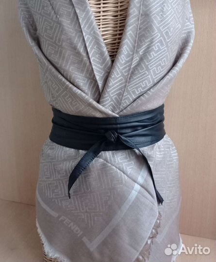 Пояс женский в два оборота Кожа Италия