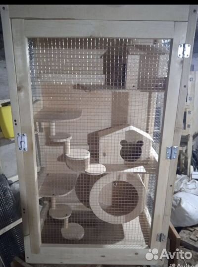 Домик-ветрина для грызунов и шиншиллы