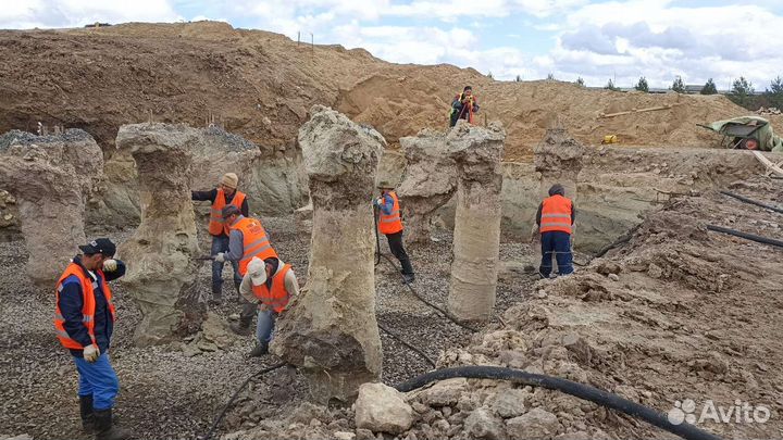 Аренда компрессора с отбойными молотками