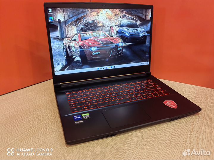 Игровой ноутбук MSI i5 / RTX3050TI / 32gb / SSD