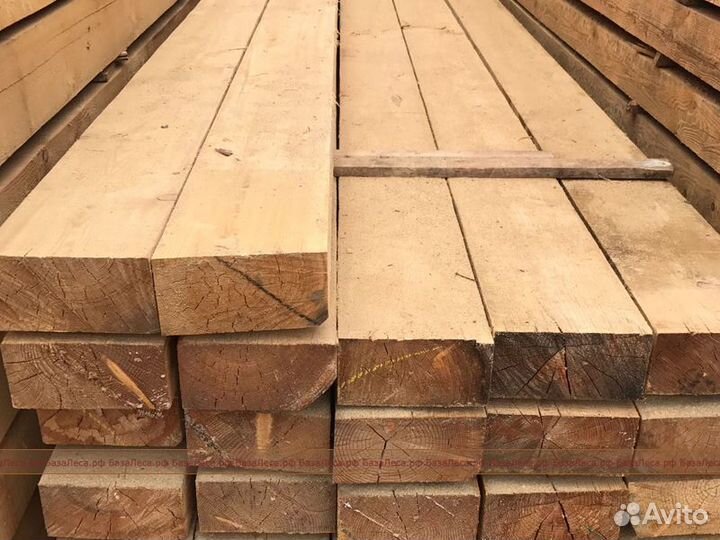 Брус обрезной 200х200х6000 лиственница