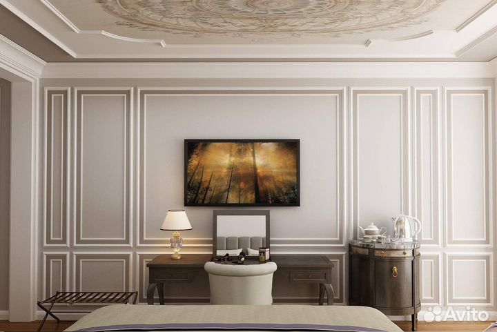 Панель Кессоны из гипса