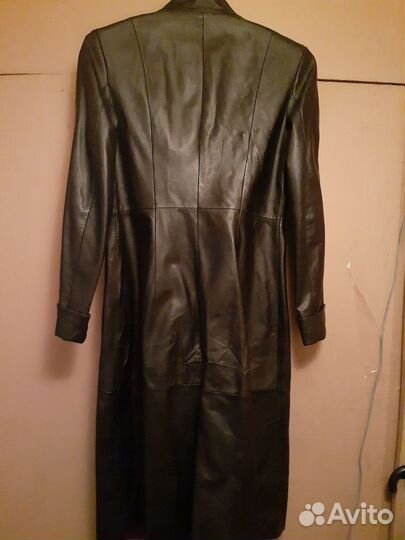 Кожаный плащ женский натуральная кожа