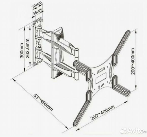 Кронштейн на стену для TV