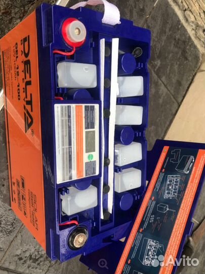 Аккумулятор тяговый Delta GEL 12-100