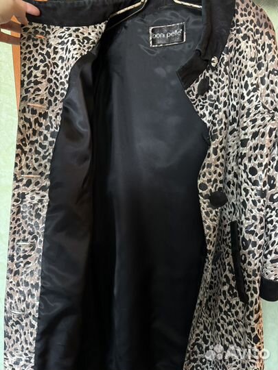 Плащ пальто женское натуральная кожа