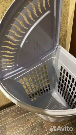 Корзина для белья 45 л угловая