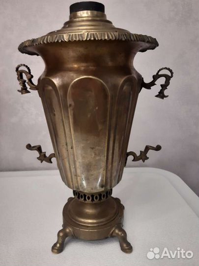 Самовар 1882г на углях на дровах