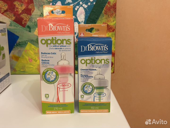 Новая бутылочка Dr.Brown's с вентиляц.системой