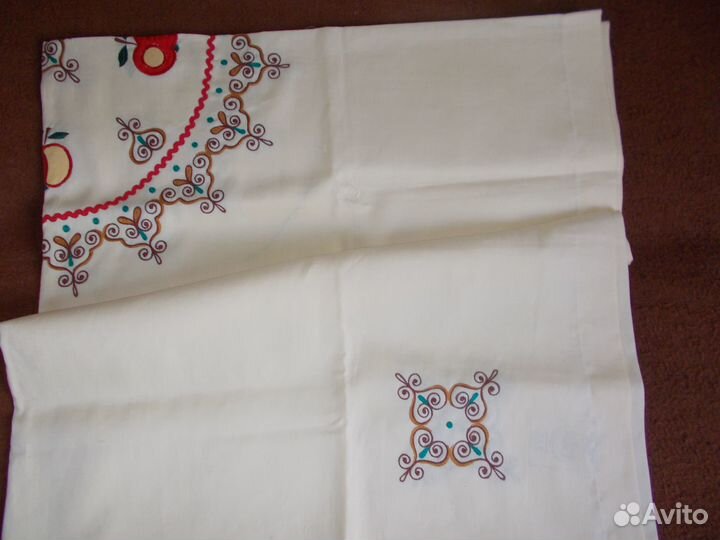 Скатерть- самобранка льняная СССР