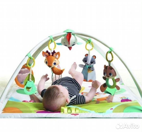 Развивающий коврик tiny love сказочный лес с музык