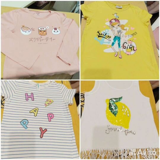 Вещи пакетом на девочку 6-8 лет