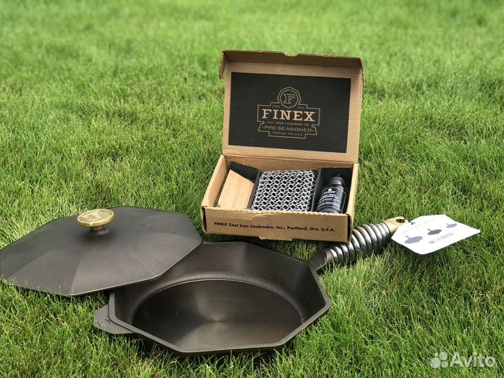 Чугунная сковородка Finex + набор по уходу