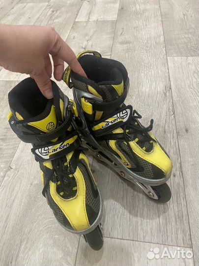 Роликовые коньки раздвижные 29-32 с зашитой